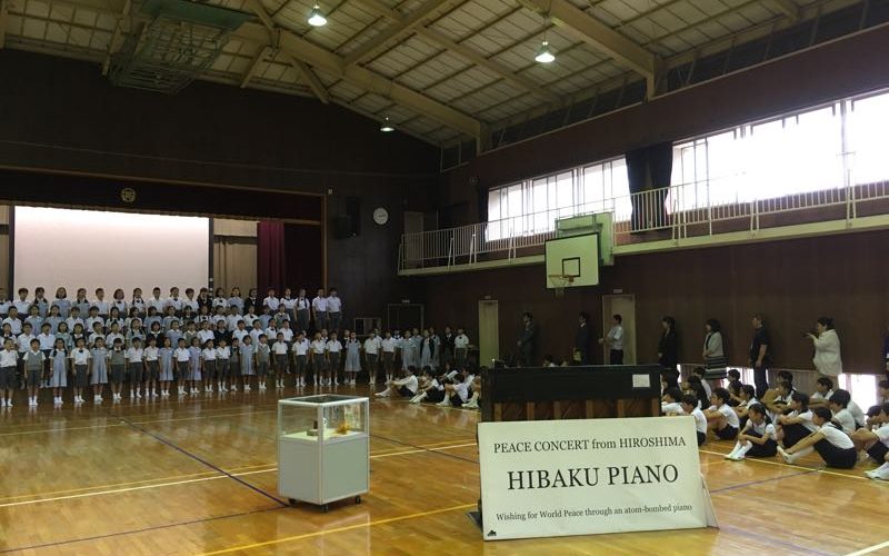 6年 広島平和学習 幟町小学校との交流会