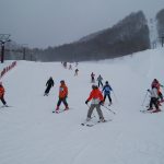 雪の学校 スキーレッスン1日目