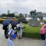 6年生広島平和学習2日目　碑めぐり