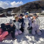 雪の学校　雪遊び、かんじき体験をしました