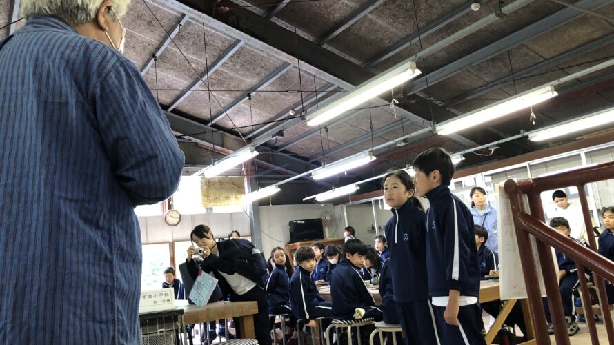 4年生高原学校 月夜野焼き