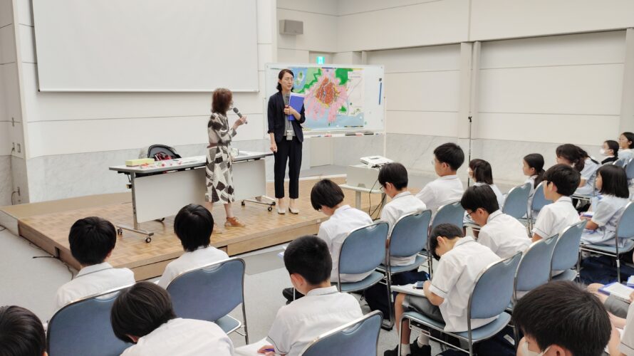 6年生広島平和学習 被爆体験談
