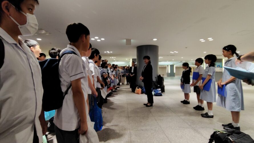 6年生広島平和学習 解散式