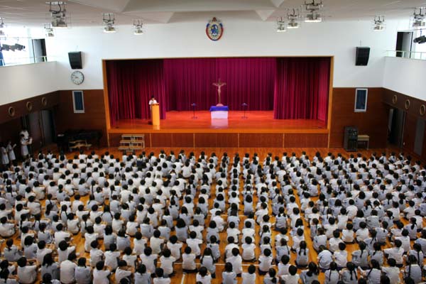 1学期 終業式とみ言葉の祭儀を行いました