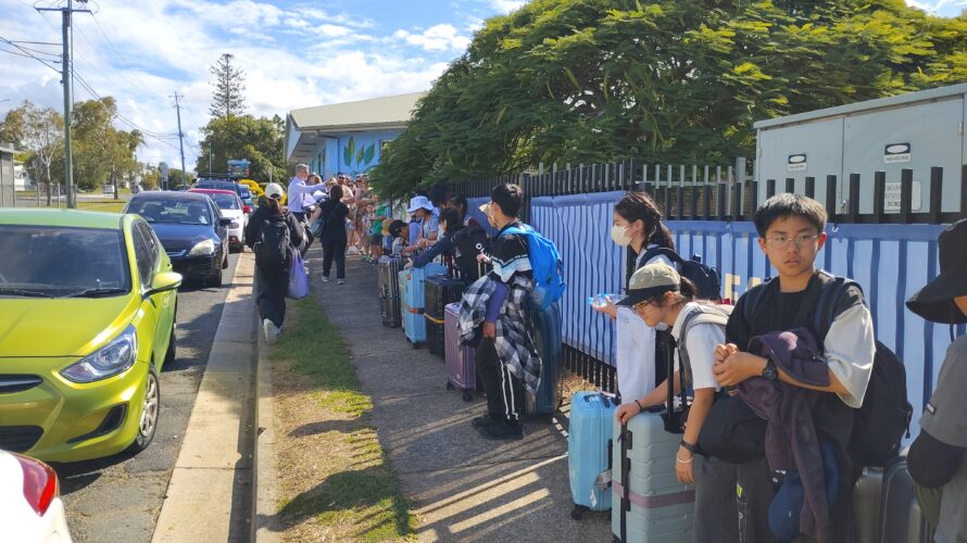 【オーストラリアホームステイ】学校到着　3月21日